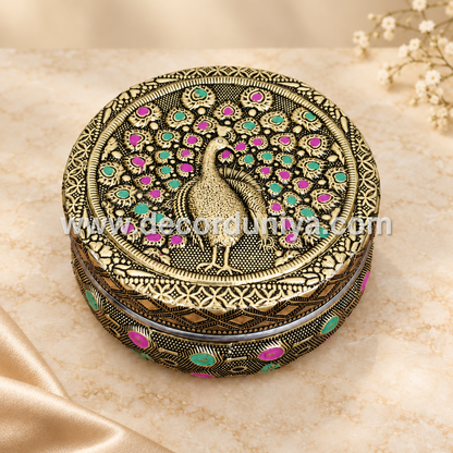 Meenakari Poori Box - MN134