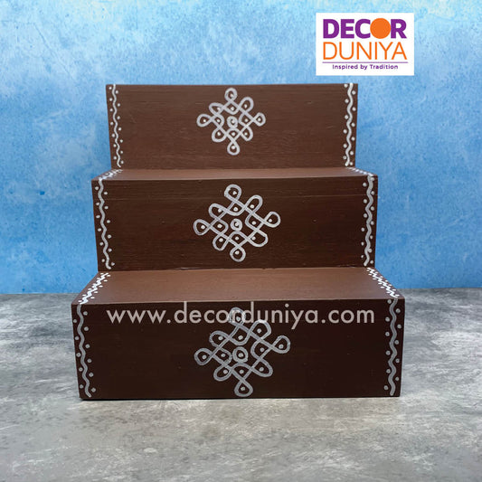 3 Step | Golu Padi | Vigraham Stand | Fixed Model | - VS02
