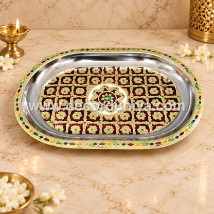Meenakari Tray 12.5” - MT3