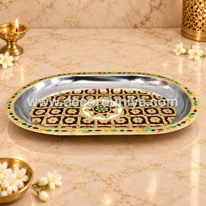 Meenakari Tray 12.5” - MT3