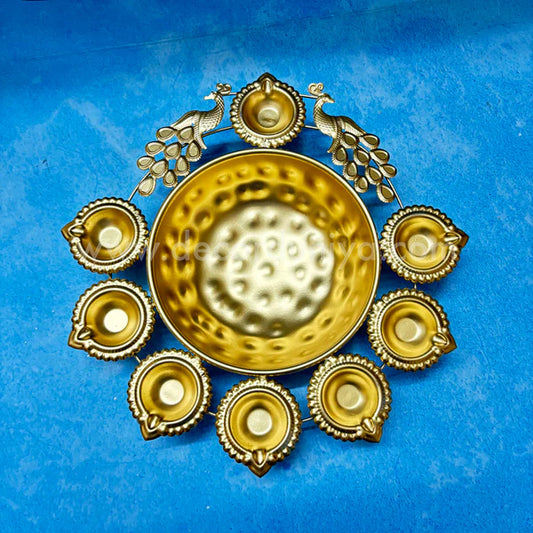 Metal Urili with Vilakku - MU9