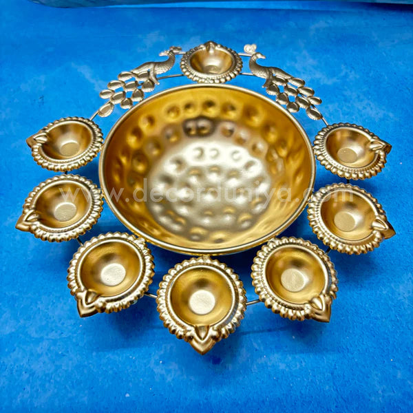 Metal Urili with Vilakku - MU9