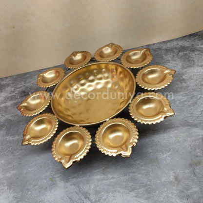 Metal Urili Lamp Gold Finish 10 Lamps - MUL002