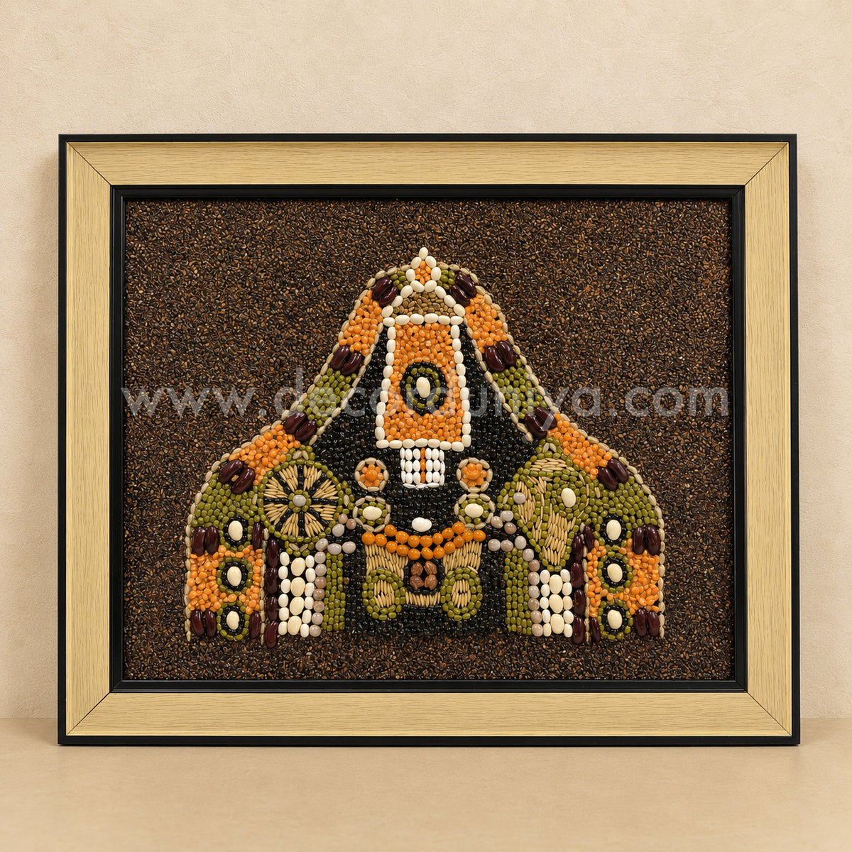 Navadhanya Balaji Wall Frame | Sacred Nine-Grain Perumal for Home Décor – NB1