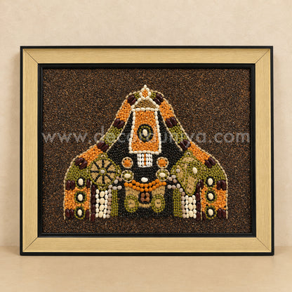 Navadhanya Balaji Wall Frame | Sacred Nine-Grain Perumal for Home Décor – NB1
