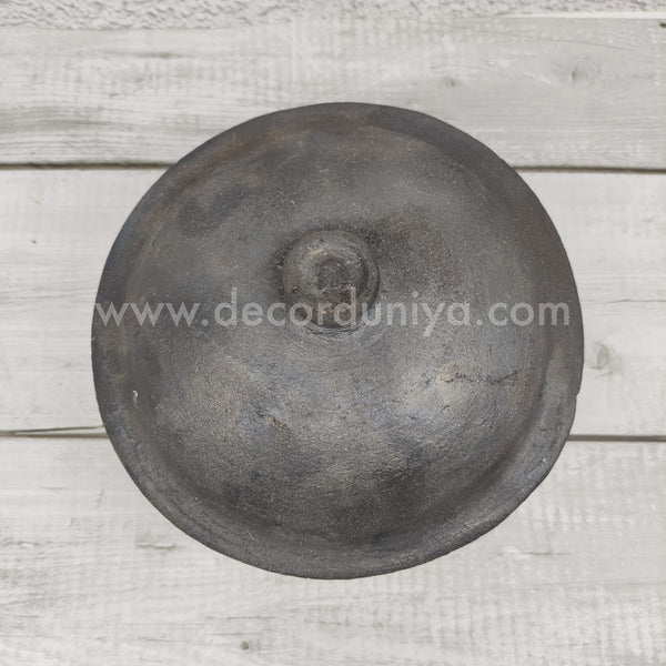Black Pot with Lid - OCB27-c