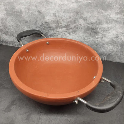 Red SS Handle Kadai - OCP19-c