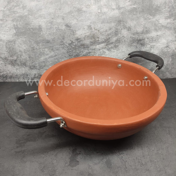 Red SS Handle Kadai - OCP19-c