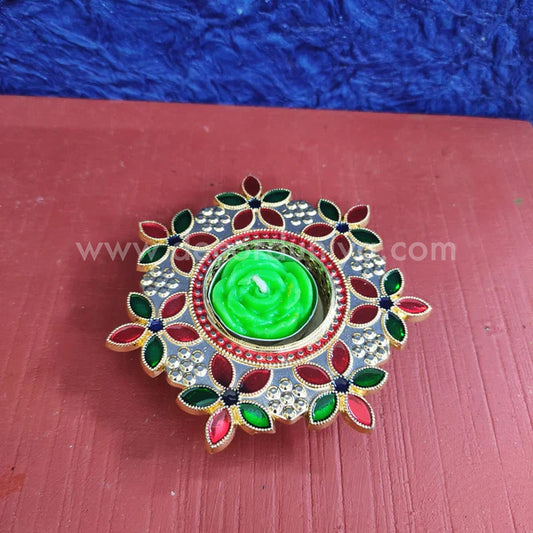 Floral T Lights Holders - P2