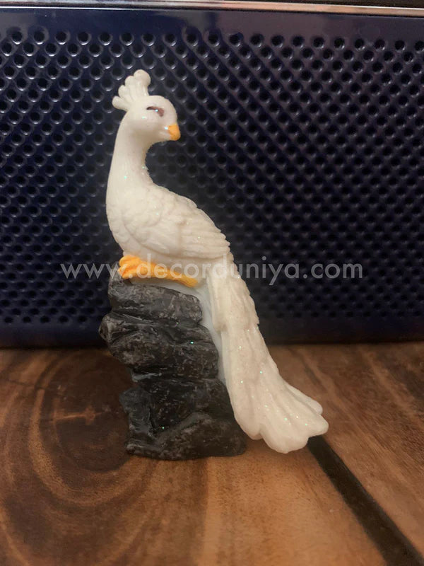 White Peacock Miniature 3 Pcs set - PB01-c