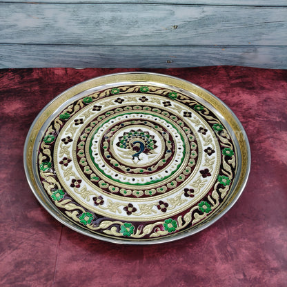 Meenakari Plate 12” - MP5