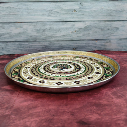 Meenakari Plate 12” - MP5