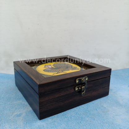 Jewel Box | Reverse Glass Painting | Tanjore Artwork - PVK12