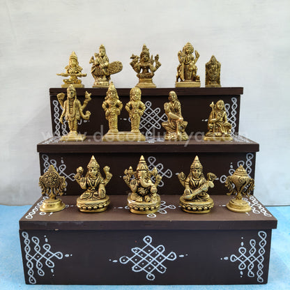 Miniature Golu Brass -Entire Set - MGB2
