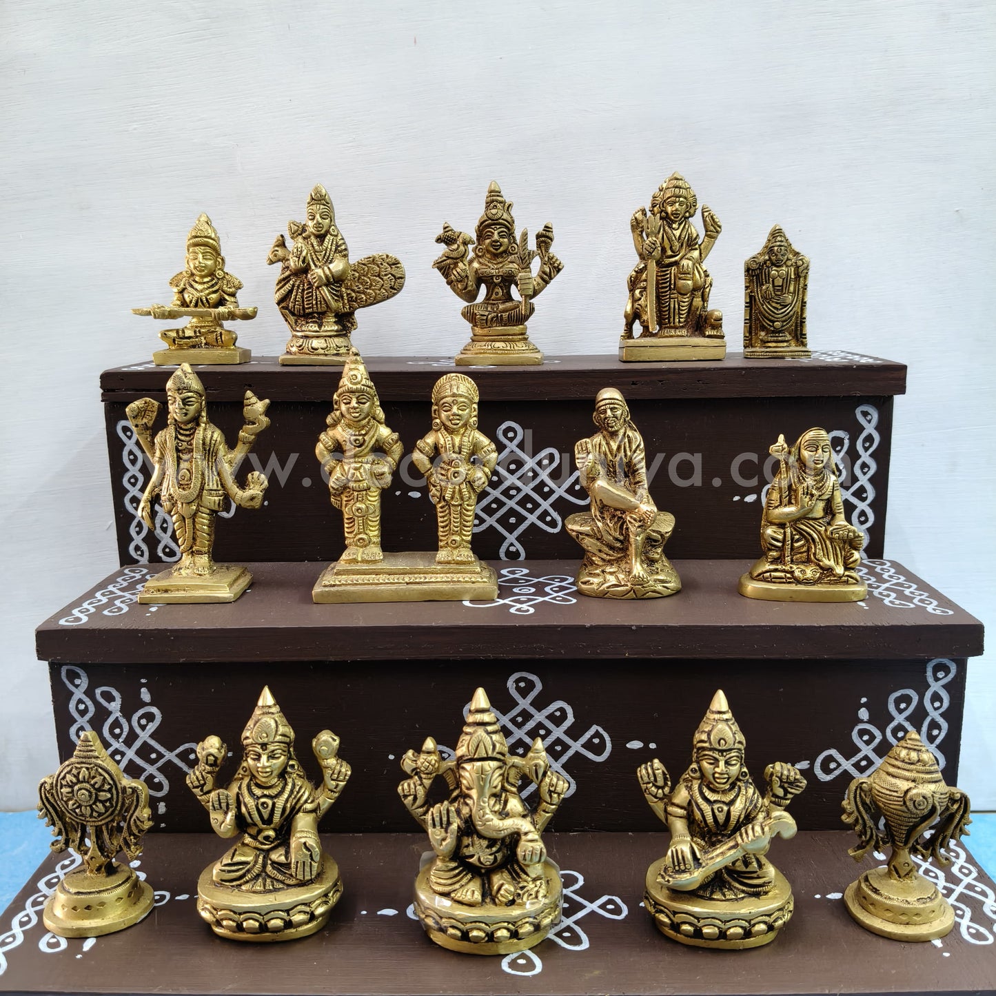 Miniature Golu Brass -Entire Set - MGB2
