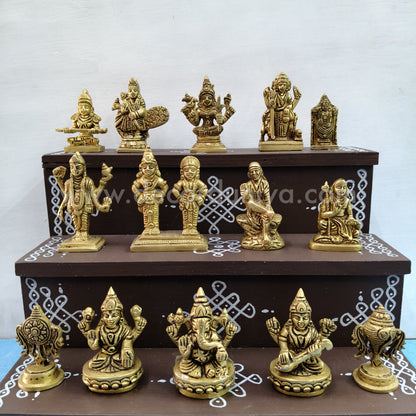 Miniature Golu Brass -Entire Set - MGB2
