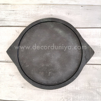 Soapstone Dosa Tawa - Seasoned (Treated) - SS31