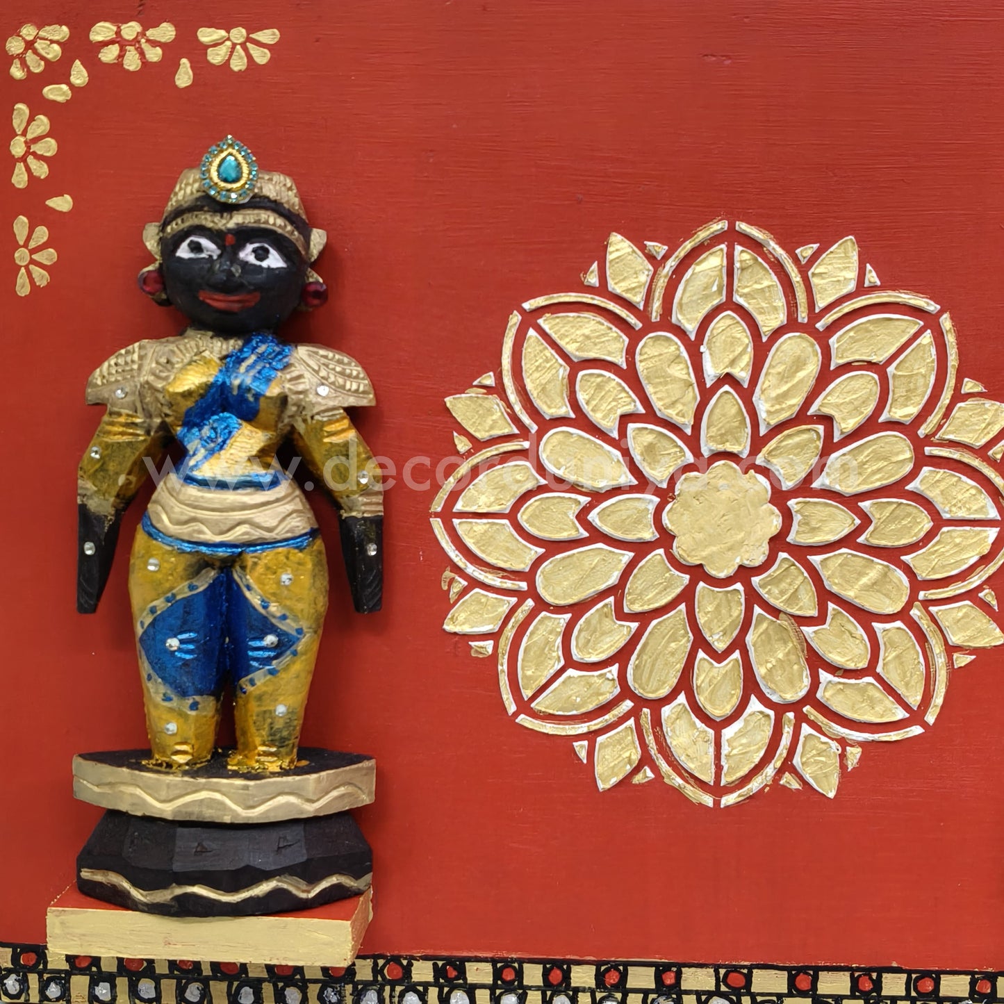 Wooden Wall Decor with Marapachi Dolls - MD09