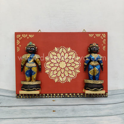 Wooden Wall Decor with Marapachi Dolls - MD09
