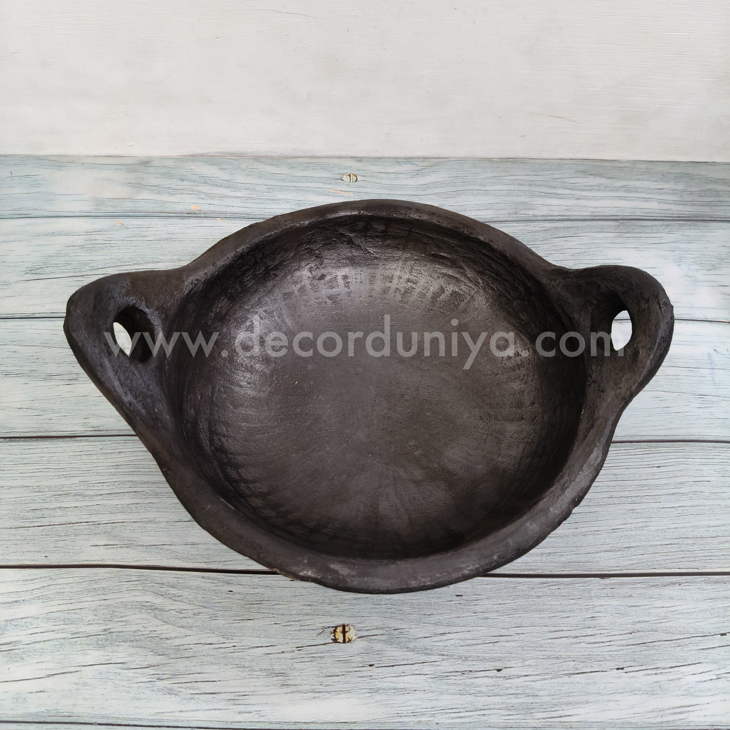 Black Clay Pot | Kadai Model - B71