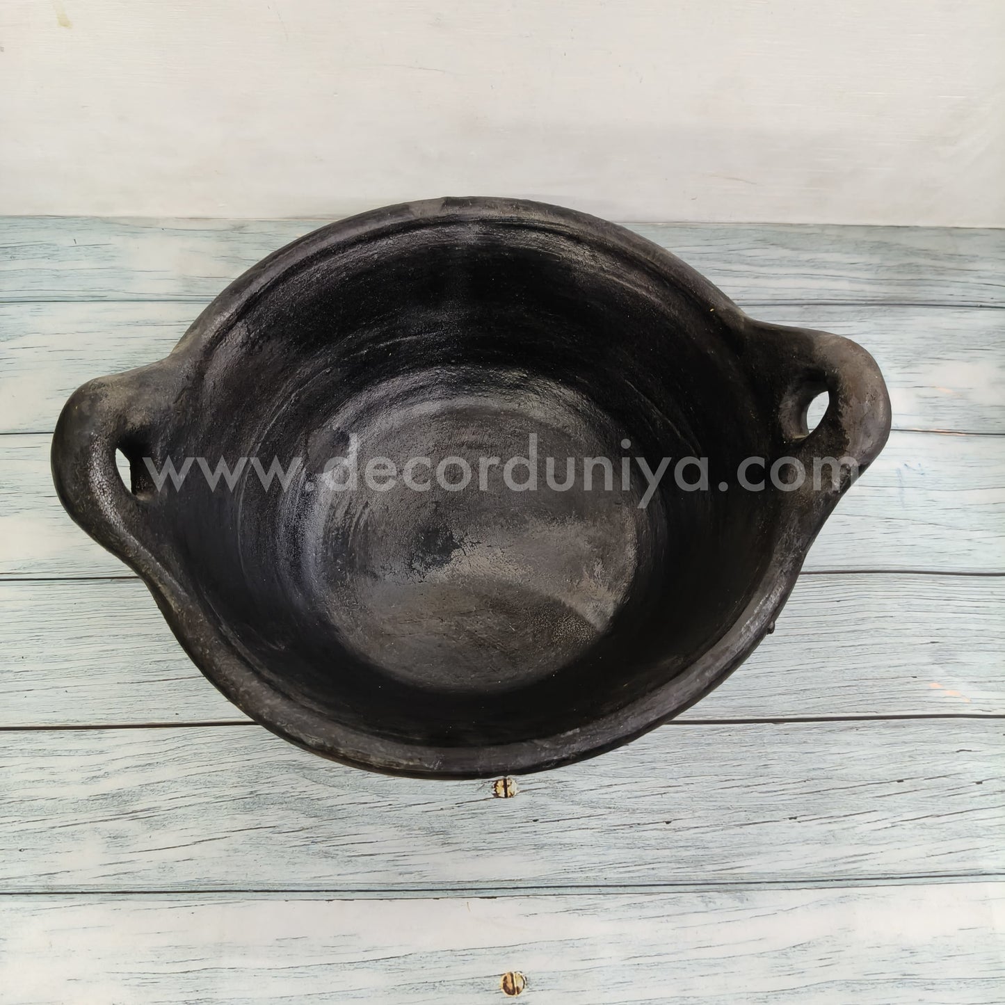 Black Clay Pot | Kadai Model - B91
