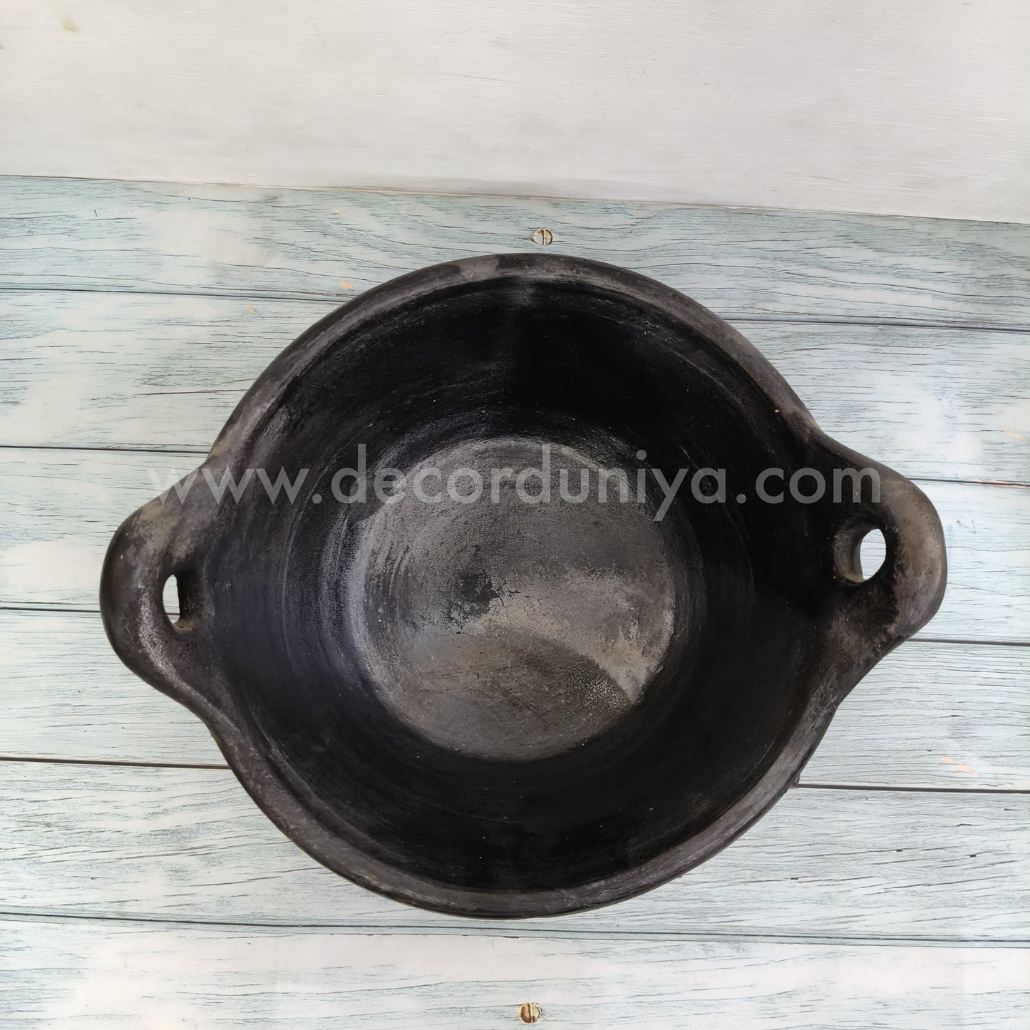 Black Clay Pot | Kadai Model - B91