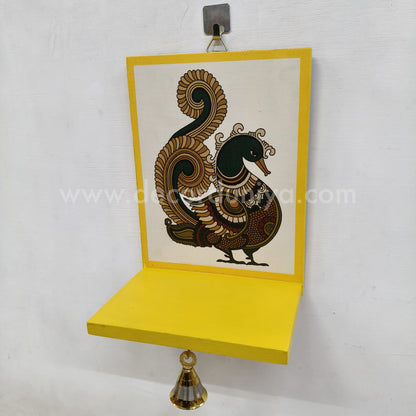 Wooden Kolam Wall Shelf, Vilakku Madam -  VMB9