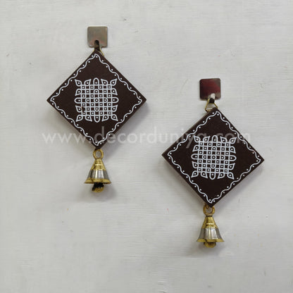 Kolam Hanging with Brass Bell - KW02