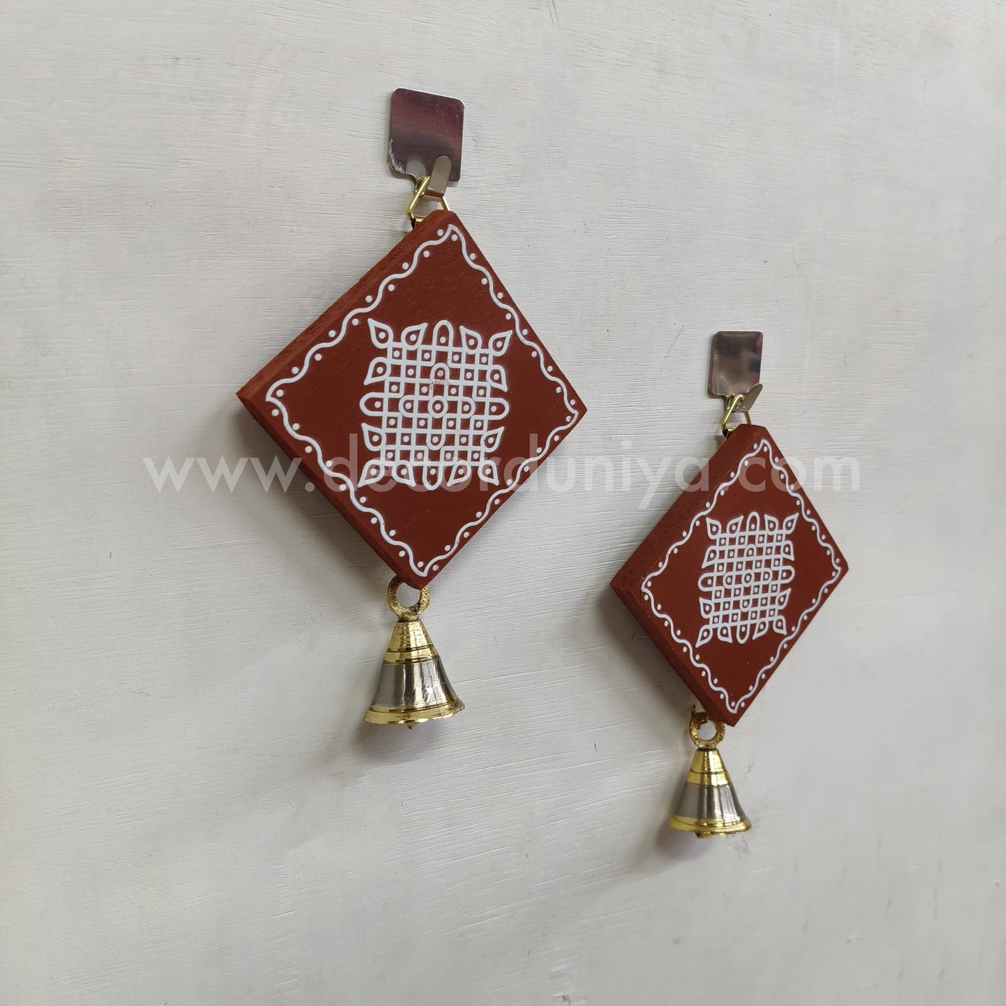 Kolam Hanging with Brass Bell - KW01