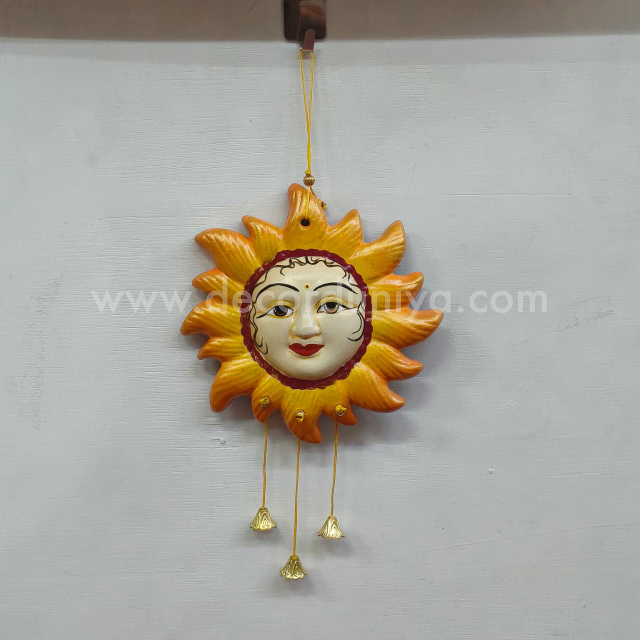 Hand Crafted Sun Face Hanging - VSF102