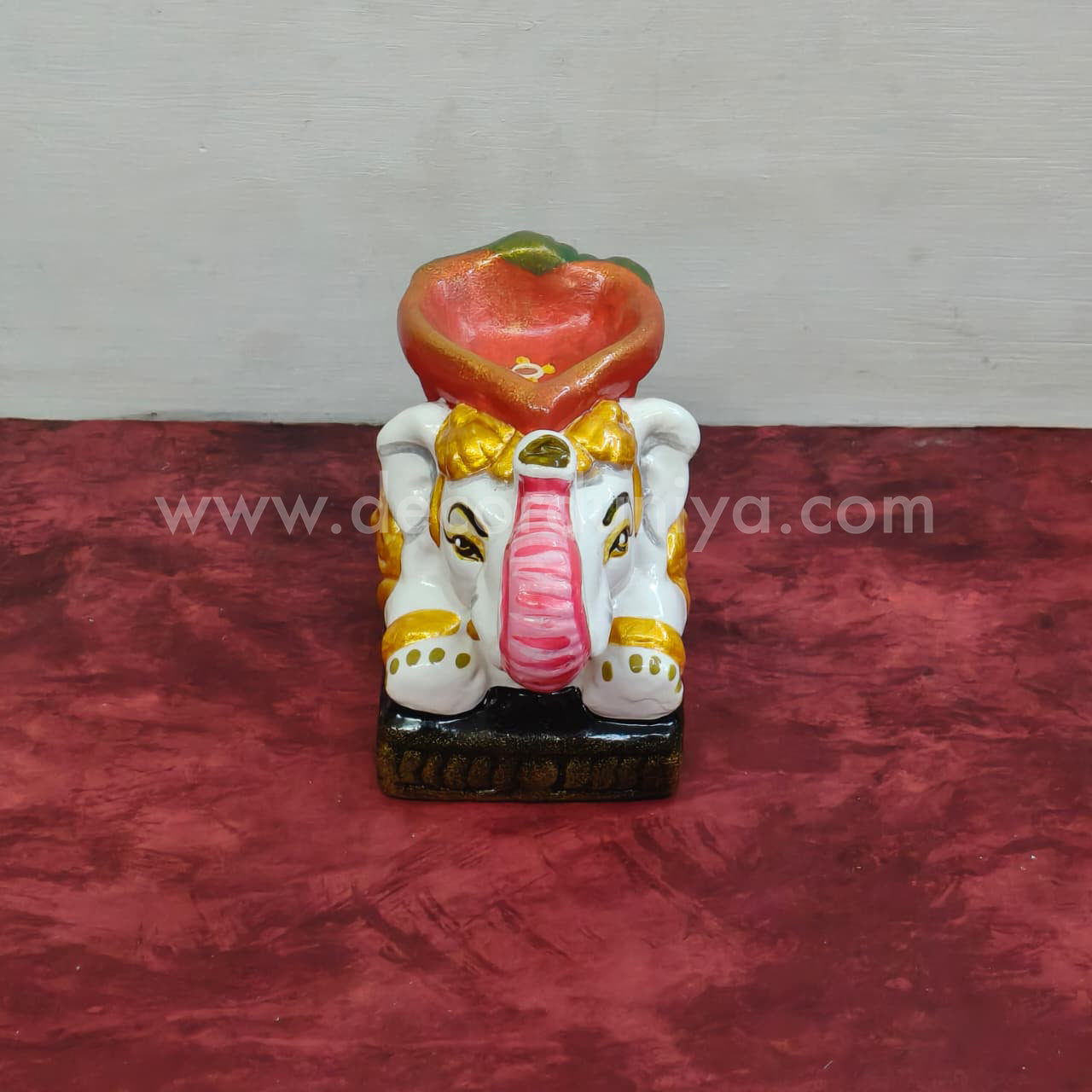 Hand Crafted Elephant Agal Vilakku - VSF103