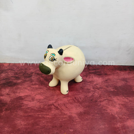 Hand Crafted Cow Money Bank - VS108