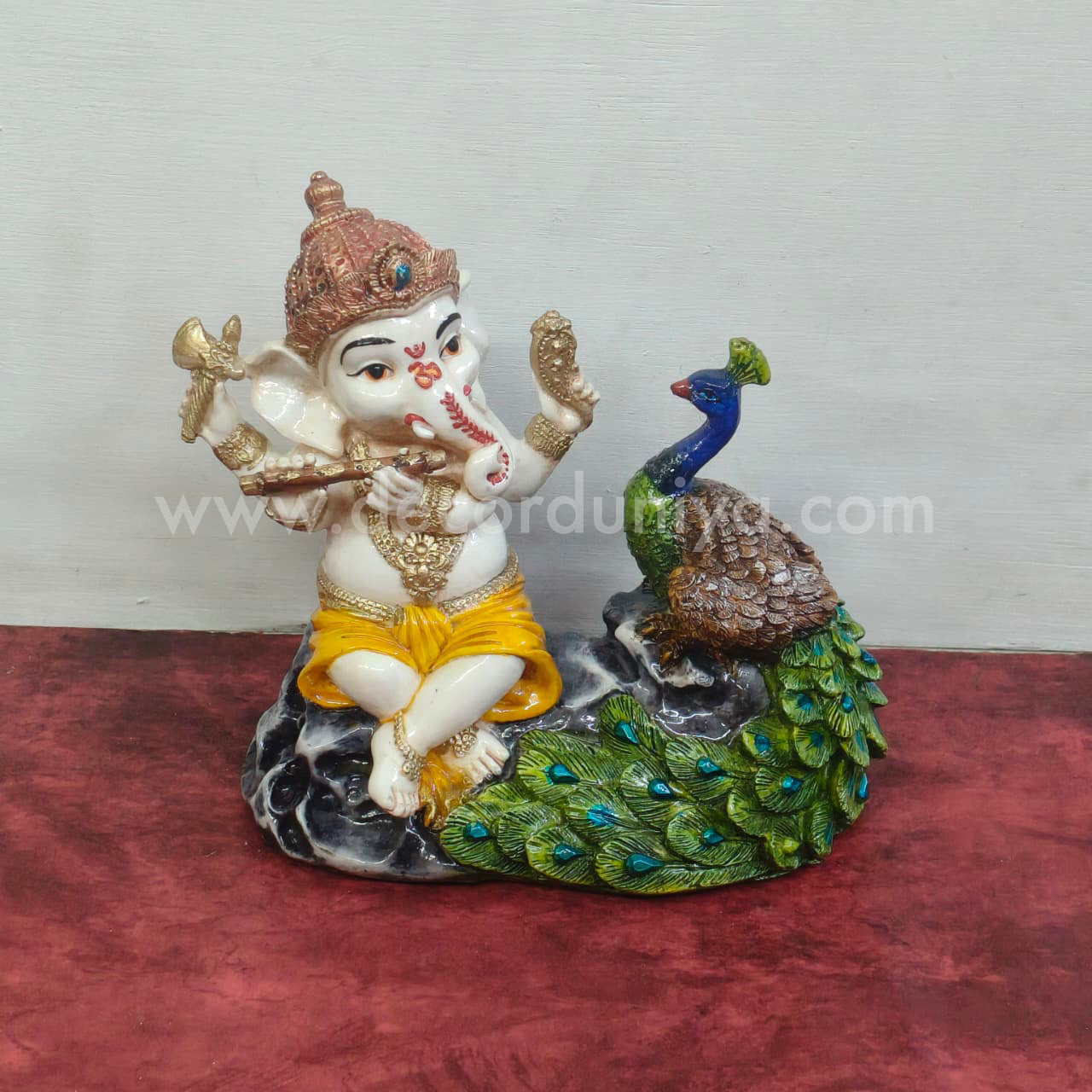 Ganesha with Peacock- CI15-PR