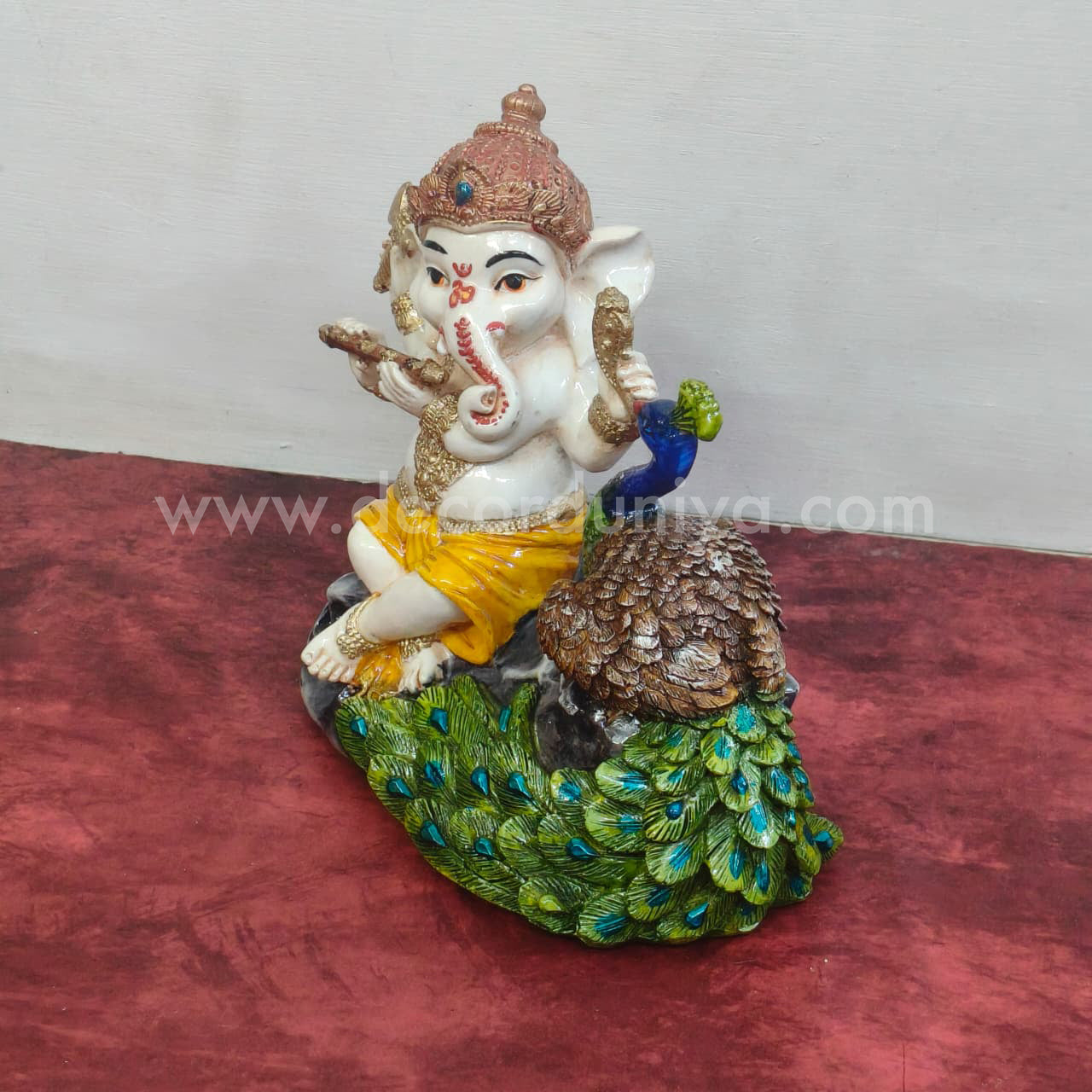 Ganesha with Peacock- CI15-PR