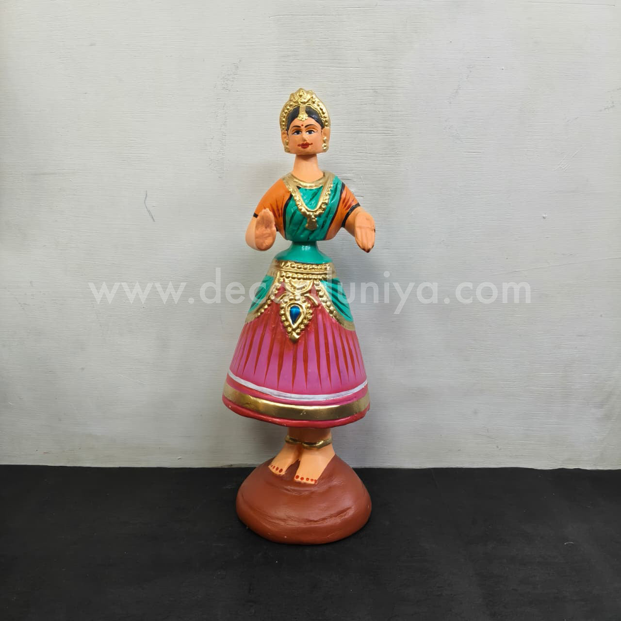 Thanjavur Dancing Doll | Height - 12 inches - TD123-PR