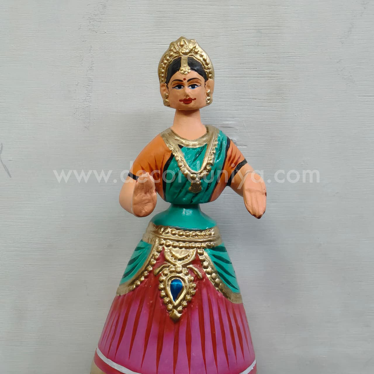 Thanjavur Dancing Doll | Height - 12 inches - TD123-PR
