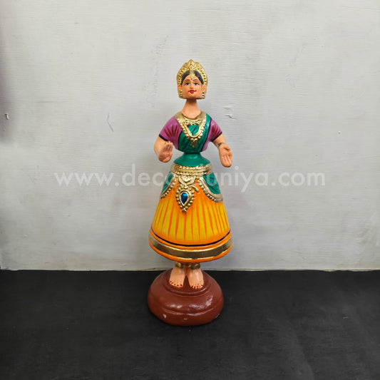 Thanjavur Dancing Doll | Height - 12 inches - TD122-PR