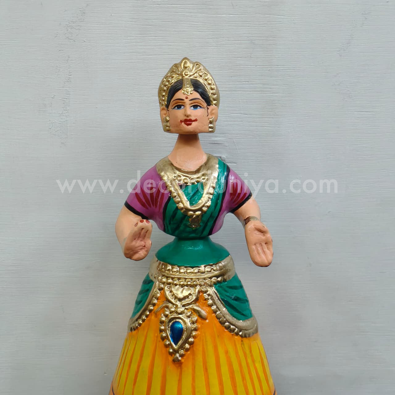 Thanjavur Dancing Doll | Height - 12 inches - TD122-PR