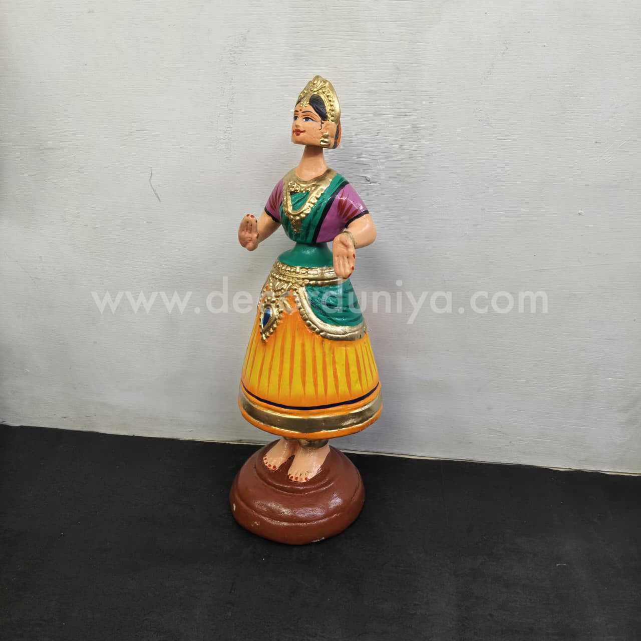 Thanjavur Dancing Doll | Height - 12 inches - TD122-PR