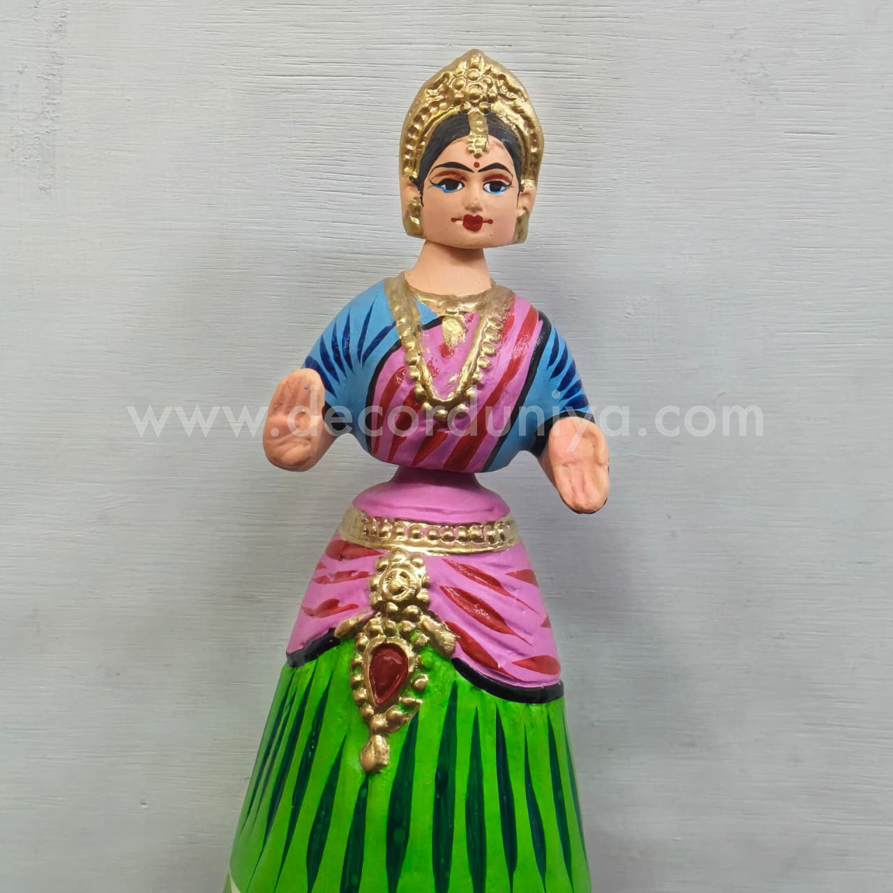 Thanjavur Dancing Doll | Height - 12 inches - TD124-PR