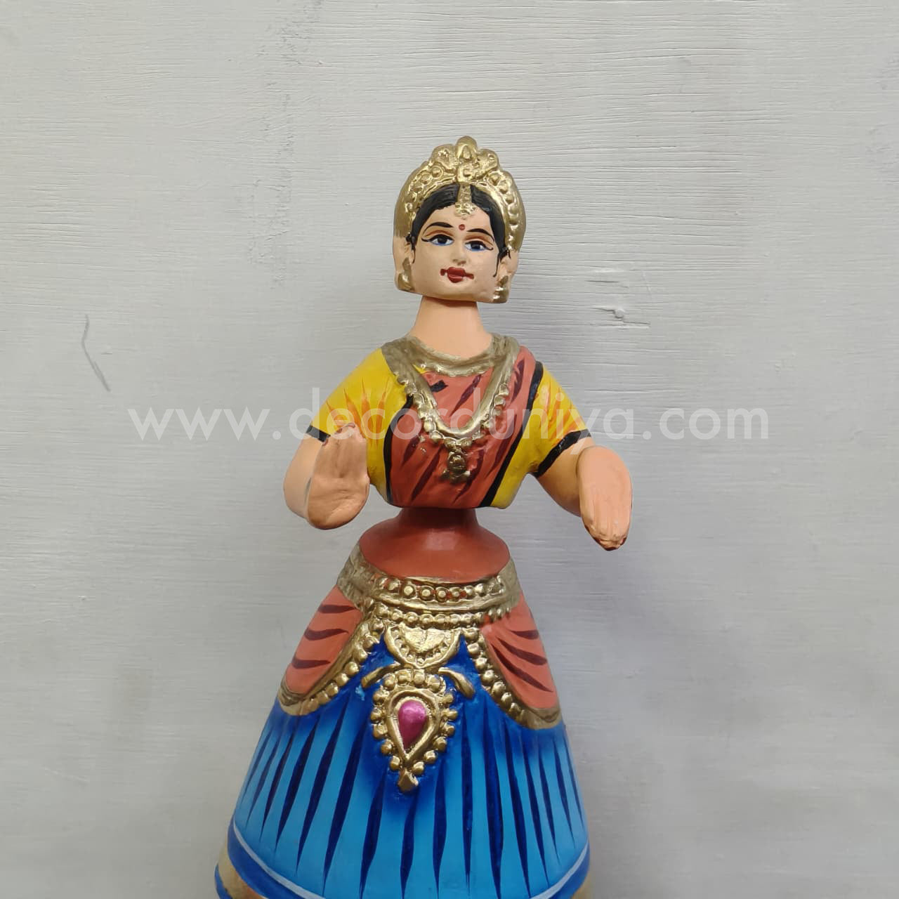 Thanjavur Dancing Doll | Height - 12 inches - TD121-PR