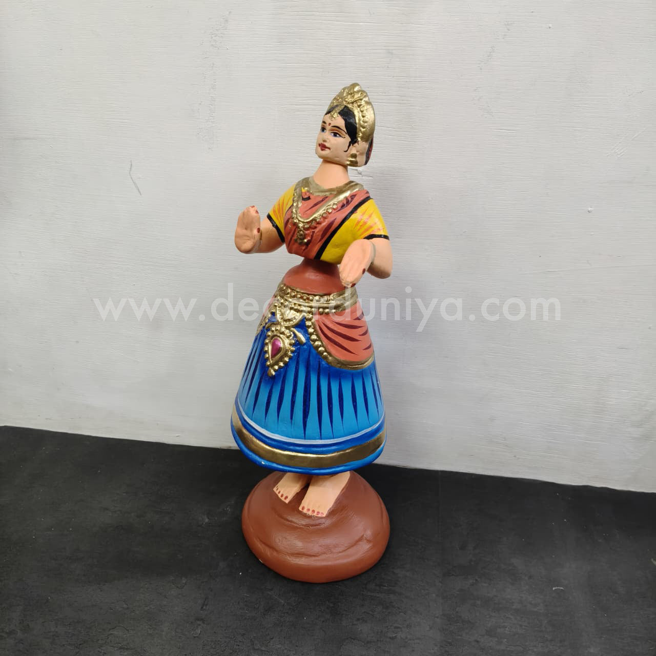 Thanjavur Dancing Doll | Height - 12 inches - TD121-PR