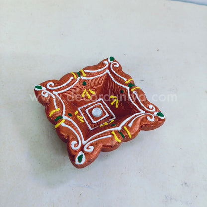 Clay Agal Vilakku Diya - OCT6- Set of 10 Nos