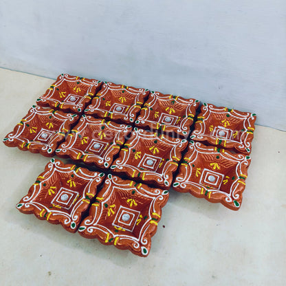 Clay Agal Vilakku Diya - OCT6- Set of 10 Nos