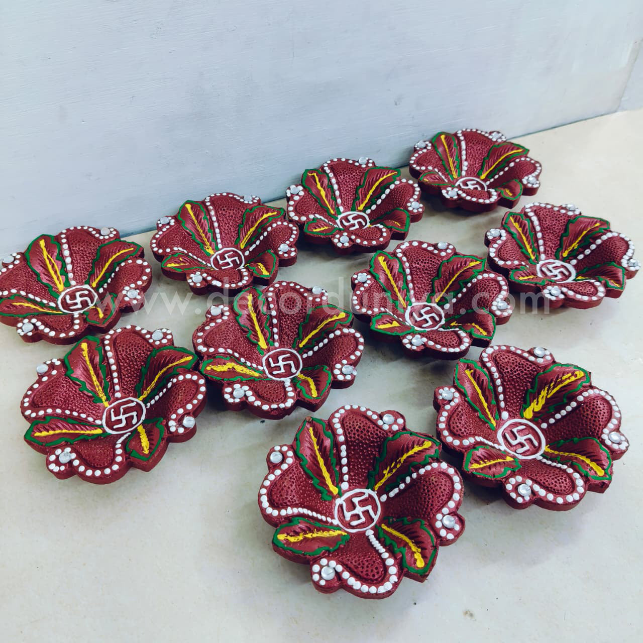 Clay Agal Vilakku Diya - OCT5- Set of 10 Nos