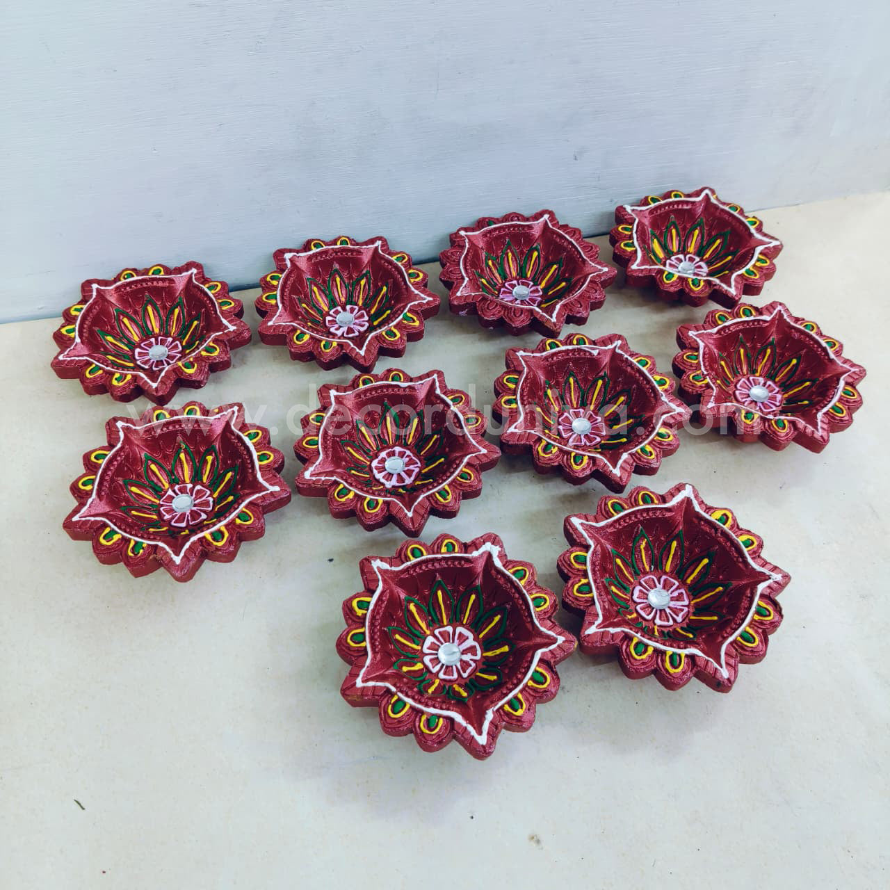 Clay Agal Vilakku Diya - OCT4- Set of 10 Nos