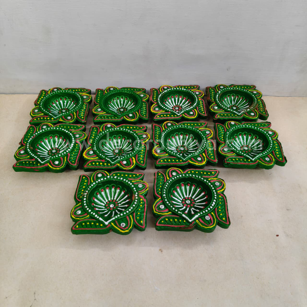Clay Agal Vilakku Diya - OCT3- Set of 10 Nos
