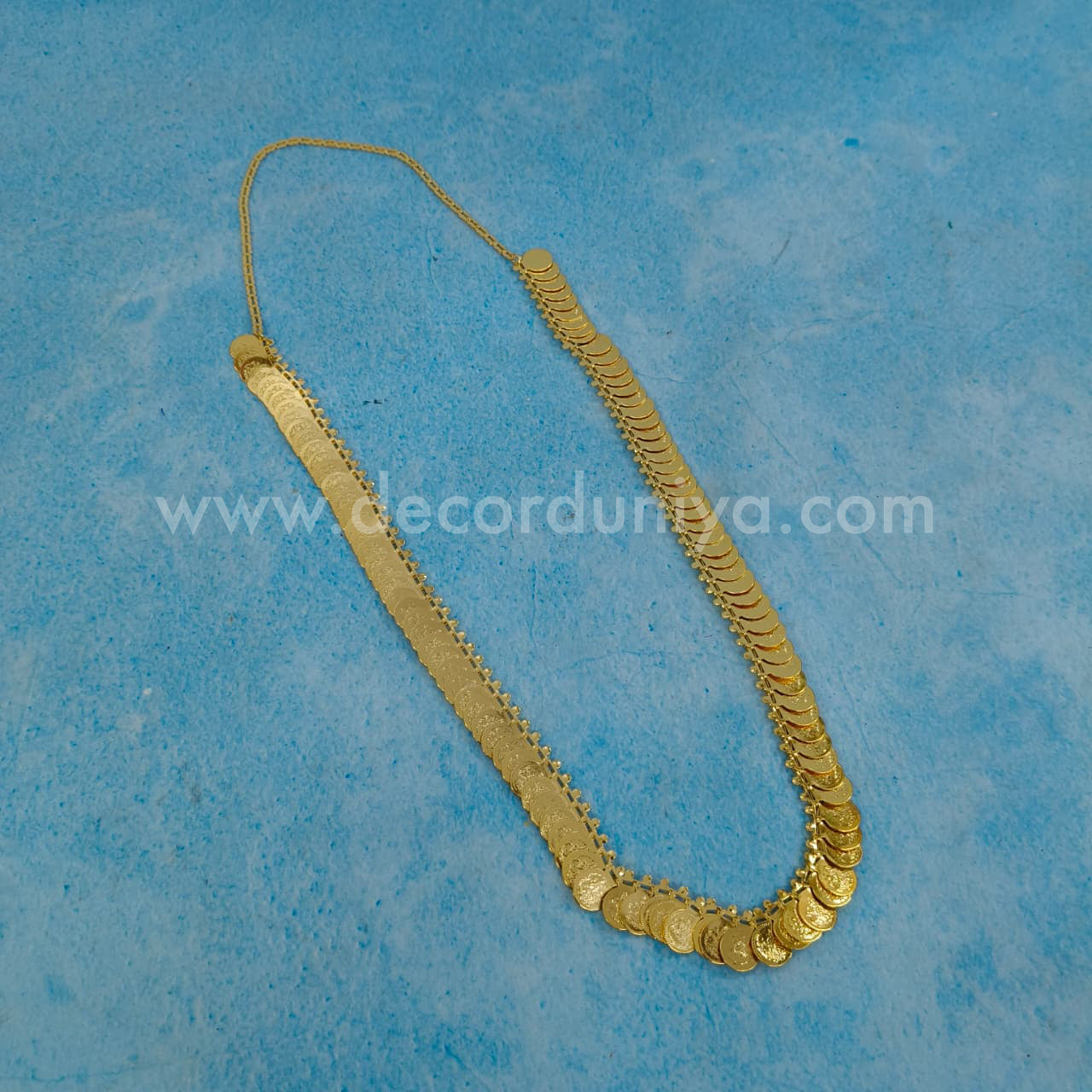Gold Plated Coins Garland (Kasumalai)- NEW1