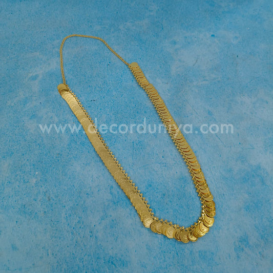 Gold Plated Coins Garland (Kasumalai)- NEW1