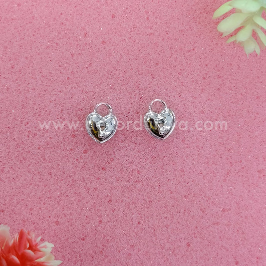 White Metal Stud, Earrings - MN18